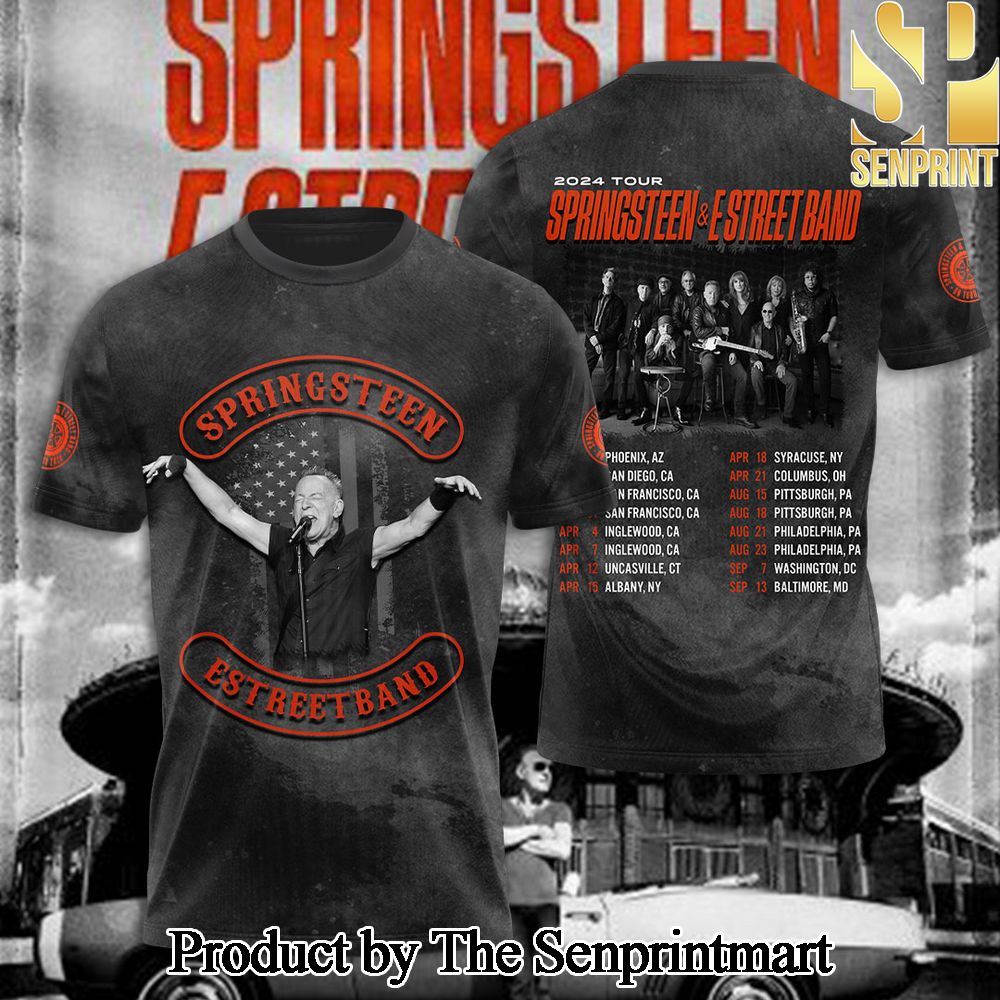 Bruce Springsteen 3D Full Printed Shirt – SEN6571