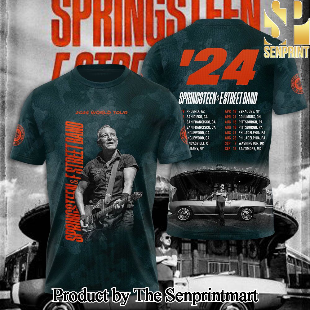 Bruce Springsteen 3D Full Printed Shirt – SEN6574