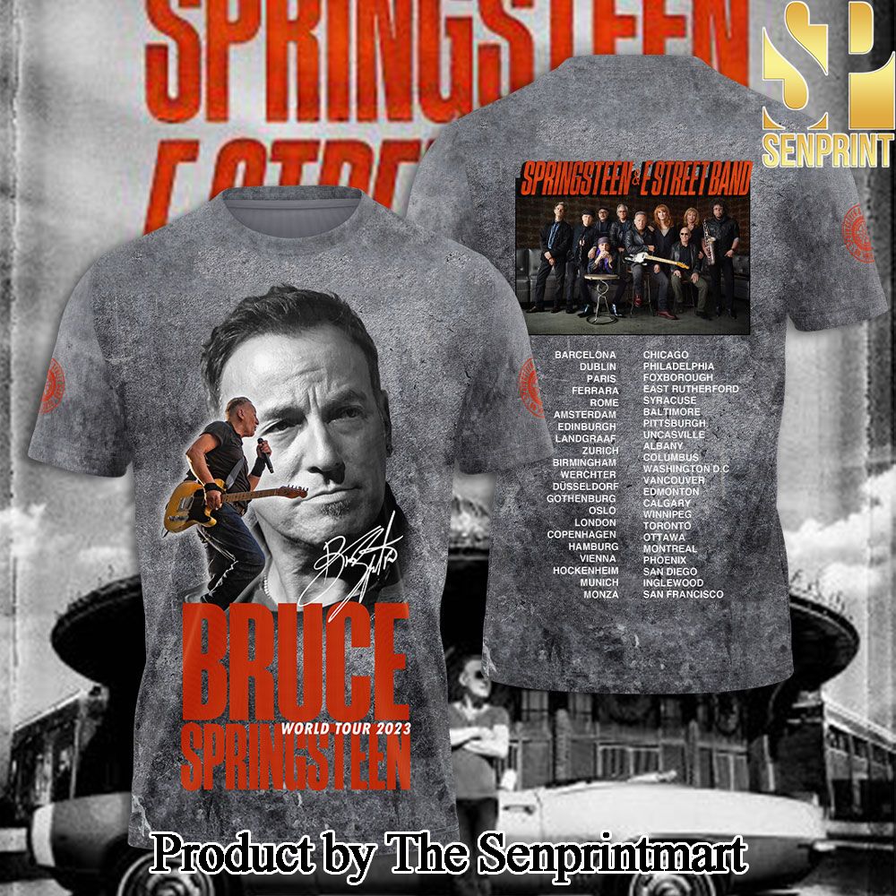 Bruce Springsteen 3D Full Printed Shirt – SEN7048