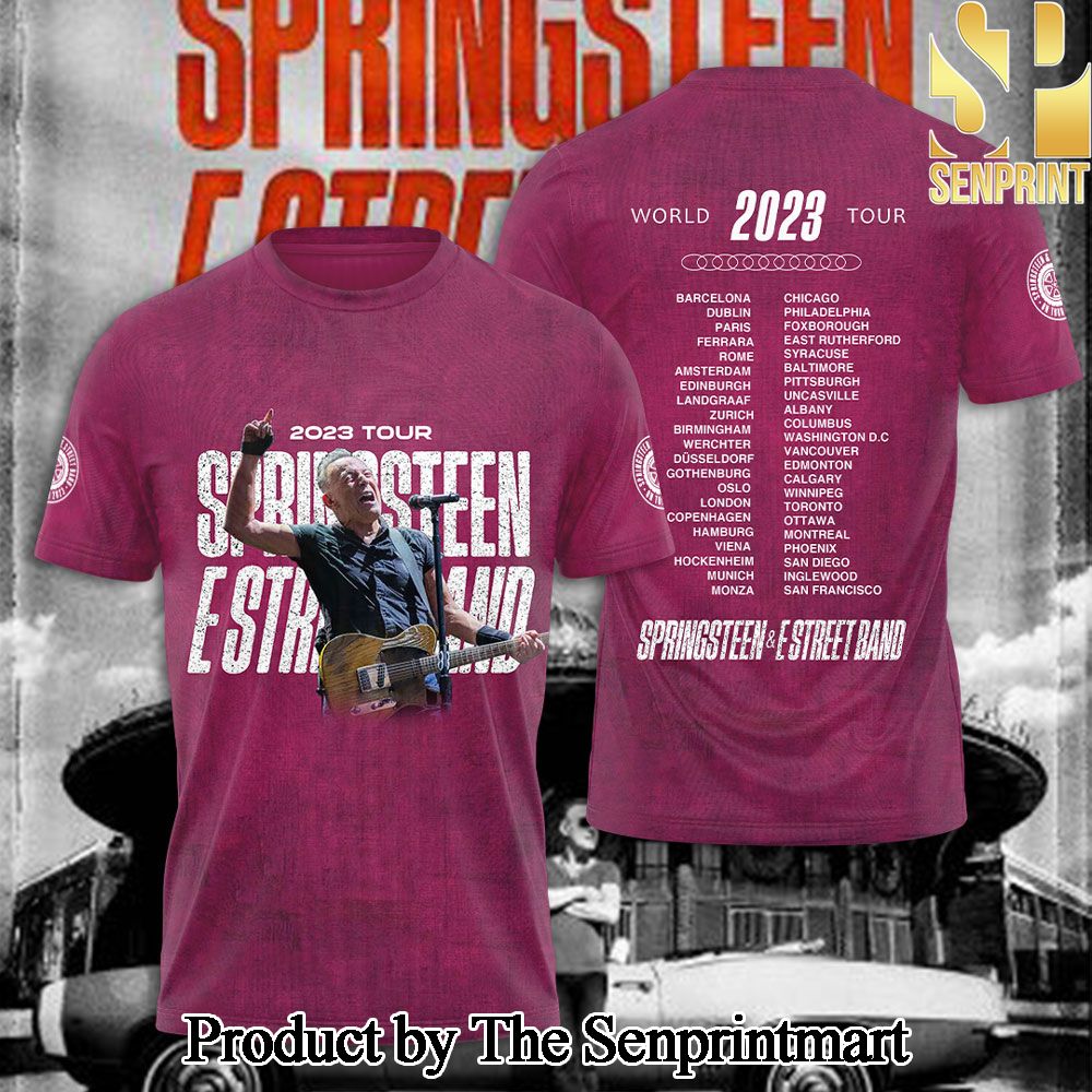 Bruce Springsteen 3D Full Printed Shirt – SEN7151