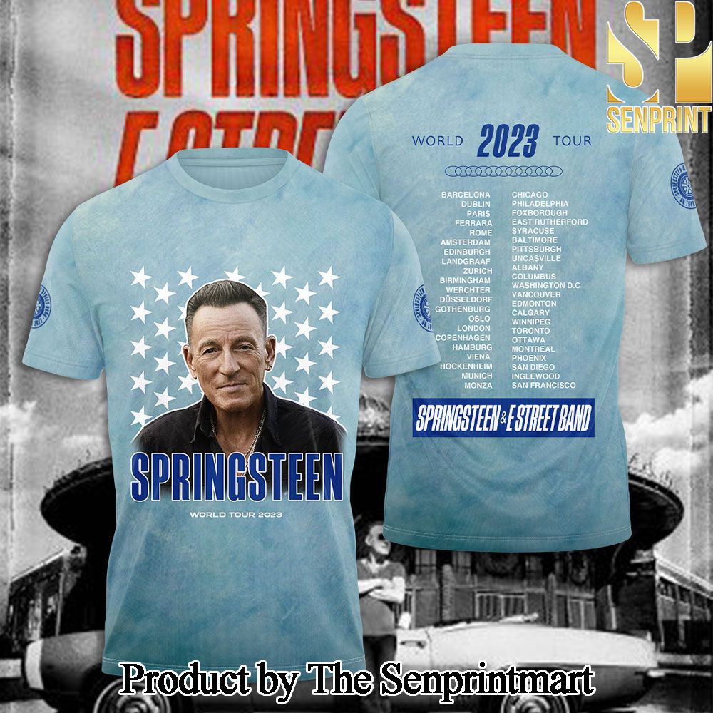 Bruce Springsteen 3D Full Printed Shirt – SEN7230