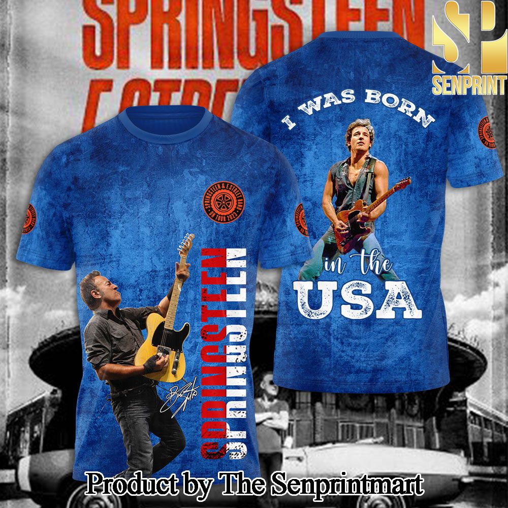 Bruce Springsteen 3D Full Printed Shirt – SEN7393