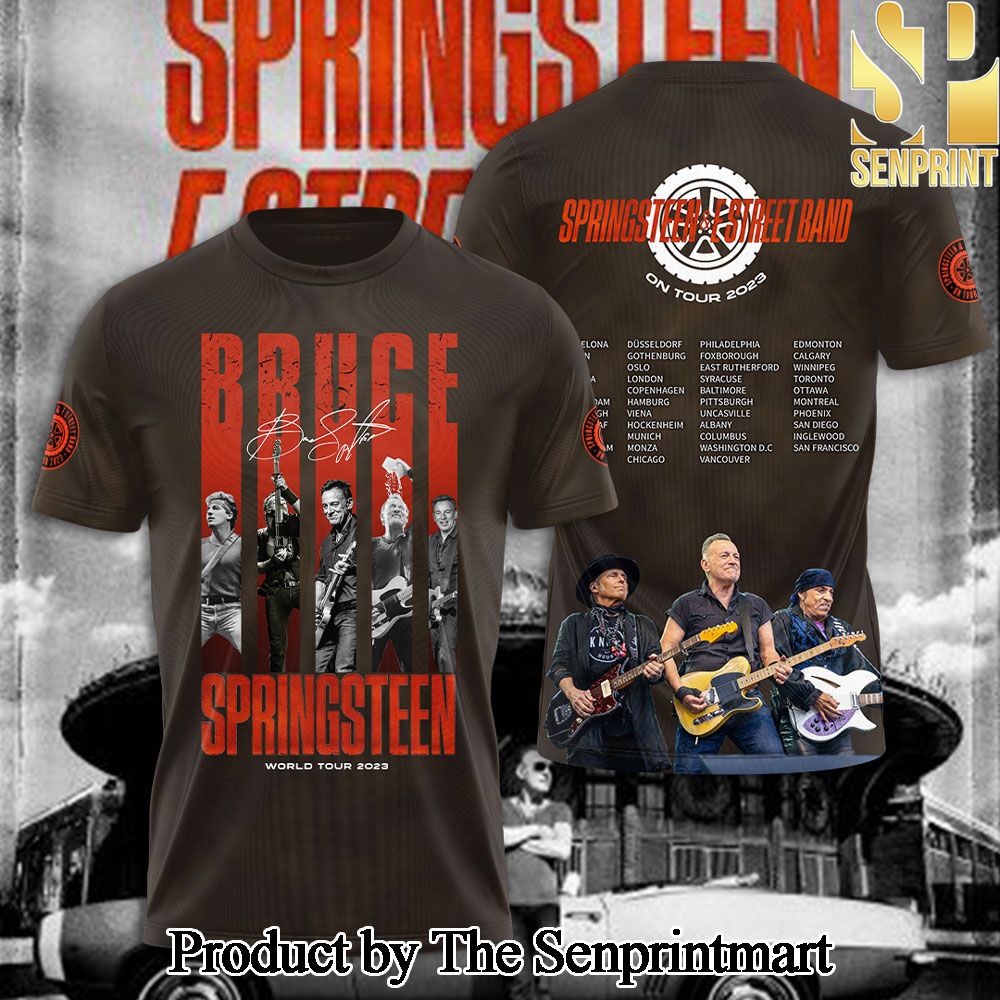 Bruce Springsteen 3D Full Printed Shirt – SEN7415