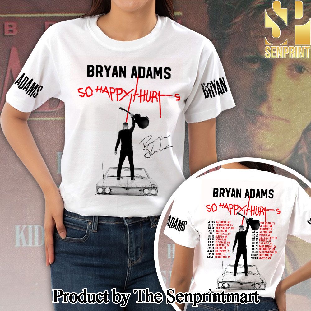 Bryan Adams 3D Full Printed Shirt – SEN5460