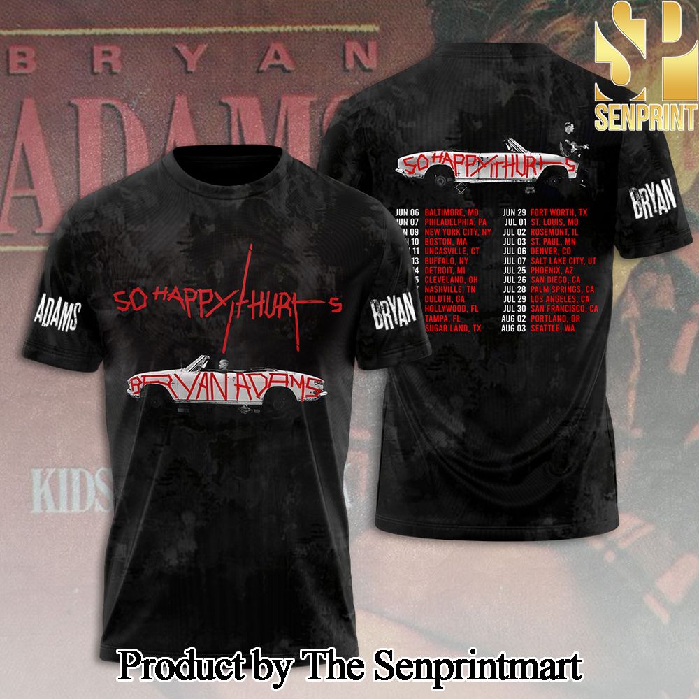 Bryan Adams 3D Full Printed Shirt – SEN6163