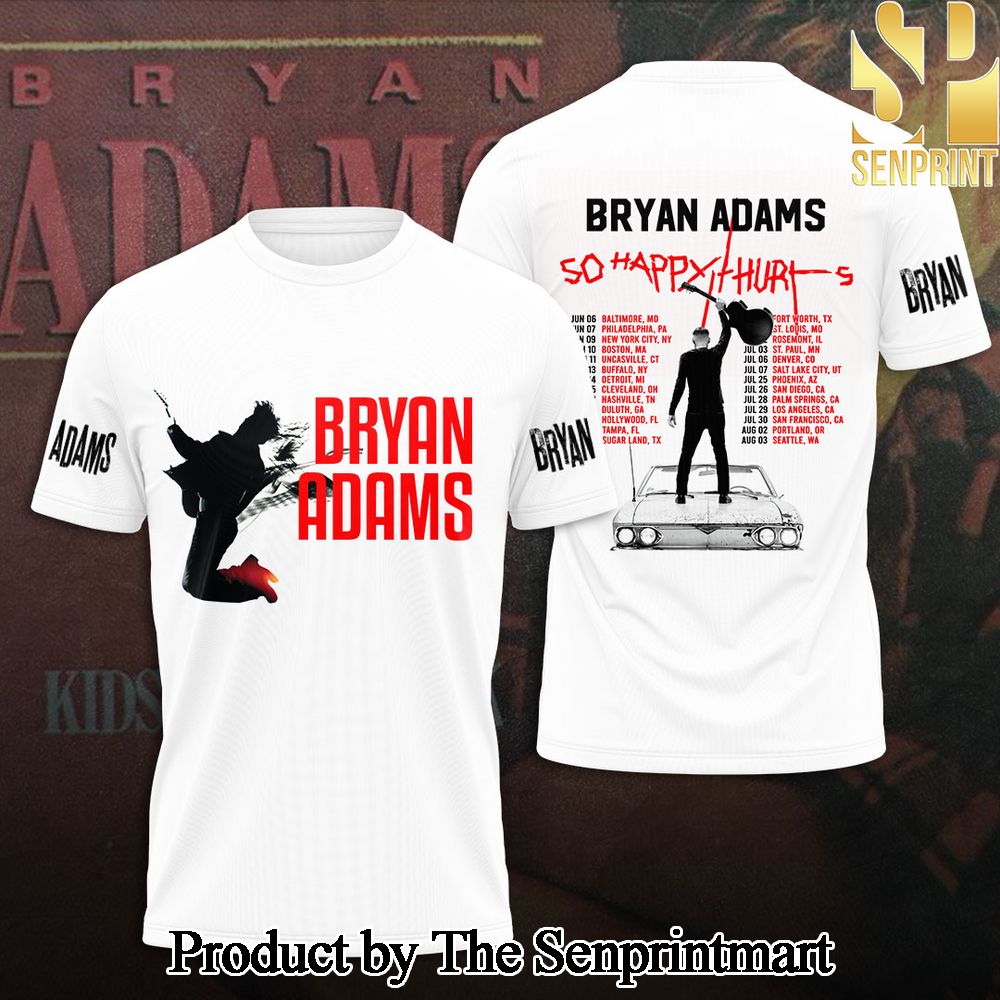 Bryan Adams 3D Full Printed Shirt – SEN6164