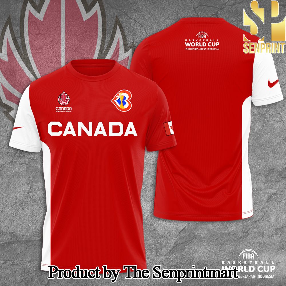 Canada Men’s National Basketball Team 3D Full Printed Shirt – SEN7014