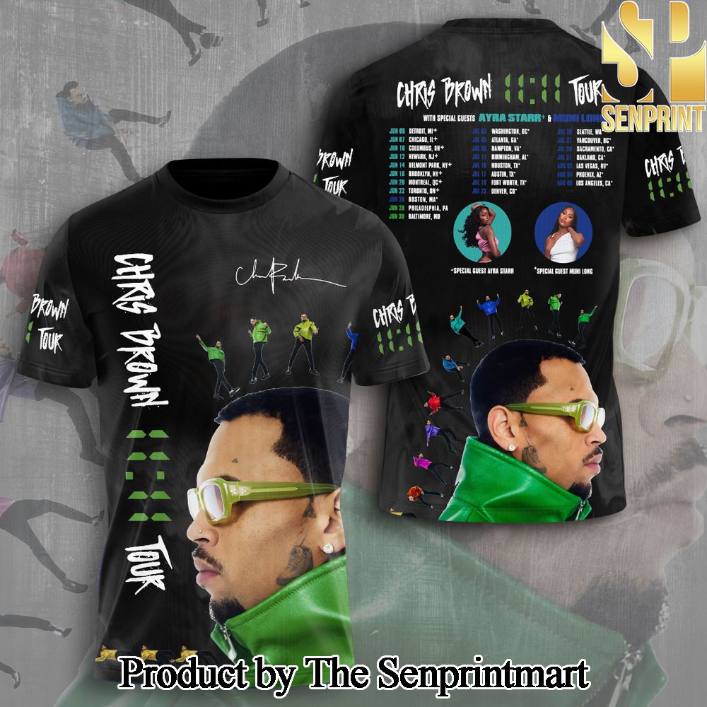 Chris Brown 3D Full Printed Shirt – SEN2587