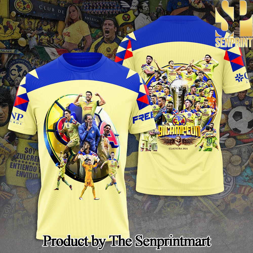 Club America 3D Full Printed Shirt – SEN2377