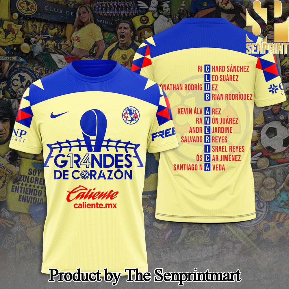 Club America 3D Full Printed Shirt – SEN3199