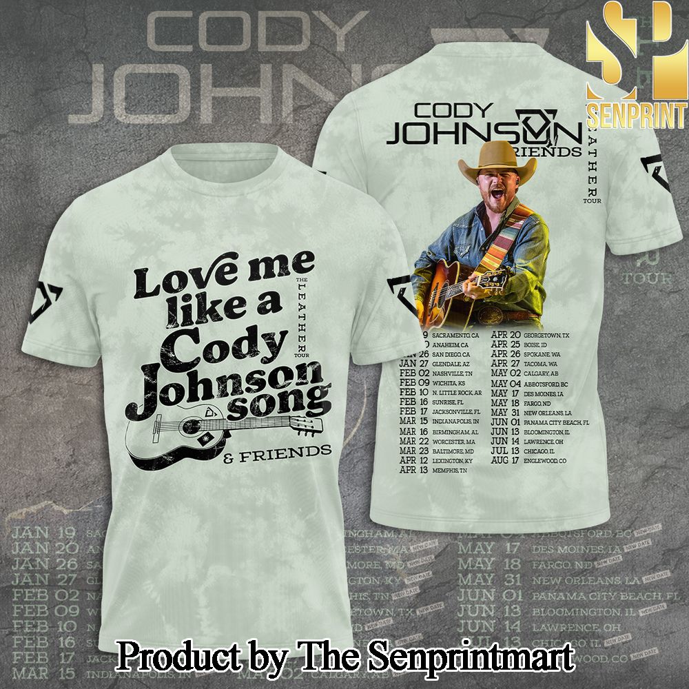 Cody Johnson 3D Full Printed Shirt – SEN5121