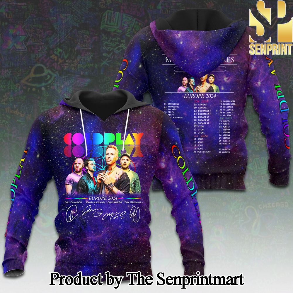 Coldplay 3D Full Printed Shirt – SEN5083