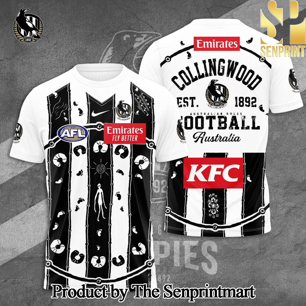 Collingwood FC 3D Full Printed Shirt – SEN2785