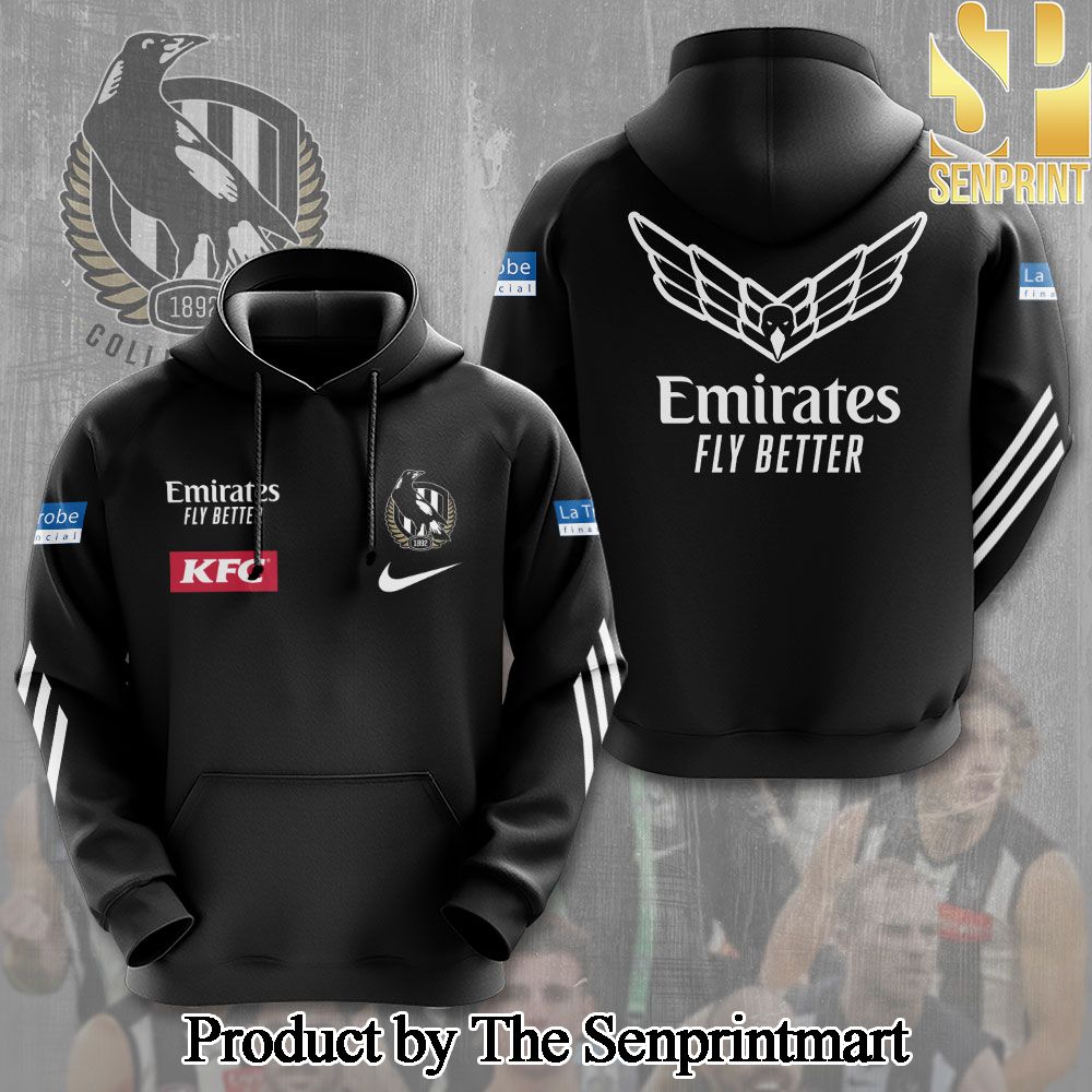 Collingwood FC 3D Full Printed Shirt – SEN5563