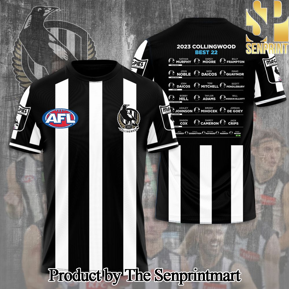 Collingwood FC 3D Full Printed Shirt – SEN5576