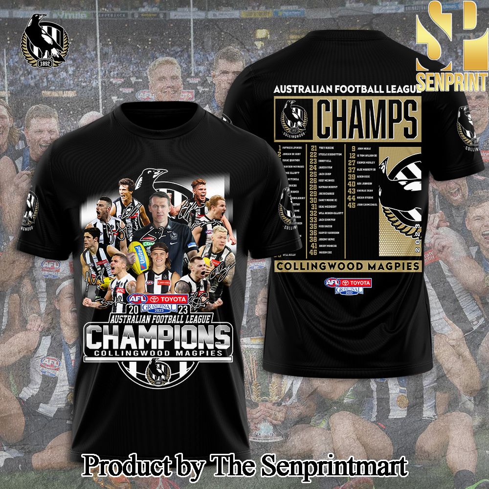 Collingwood FC 3D Full Printed Shirt – SEN6687