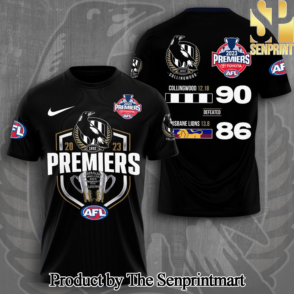 Collingwood FC 3D Full Printed Shirt – SEN6695