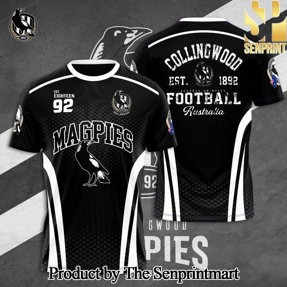 Collingwood FC 3D Full Printed Shirt – SEN7210