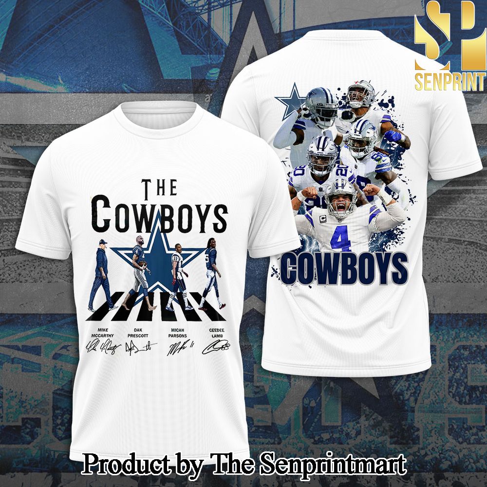 Dallas Cowboys National Football League 3D Full Printed Shirt – SEN4655