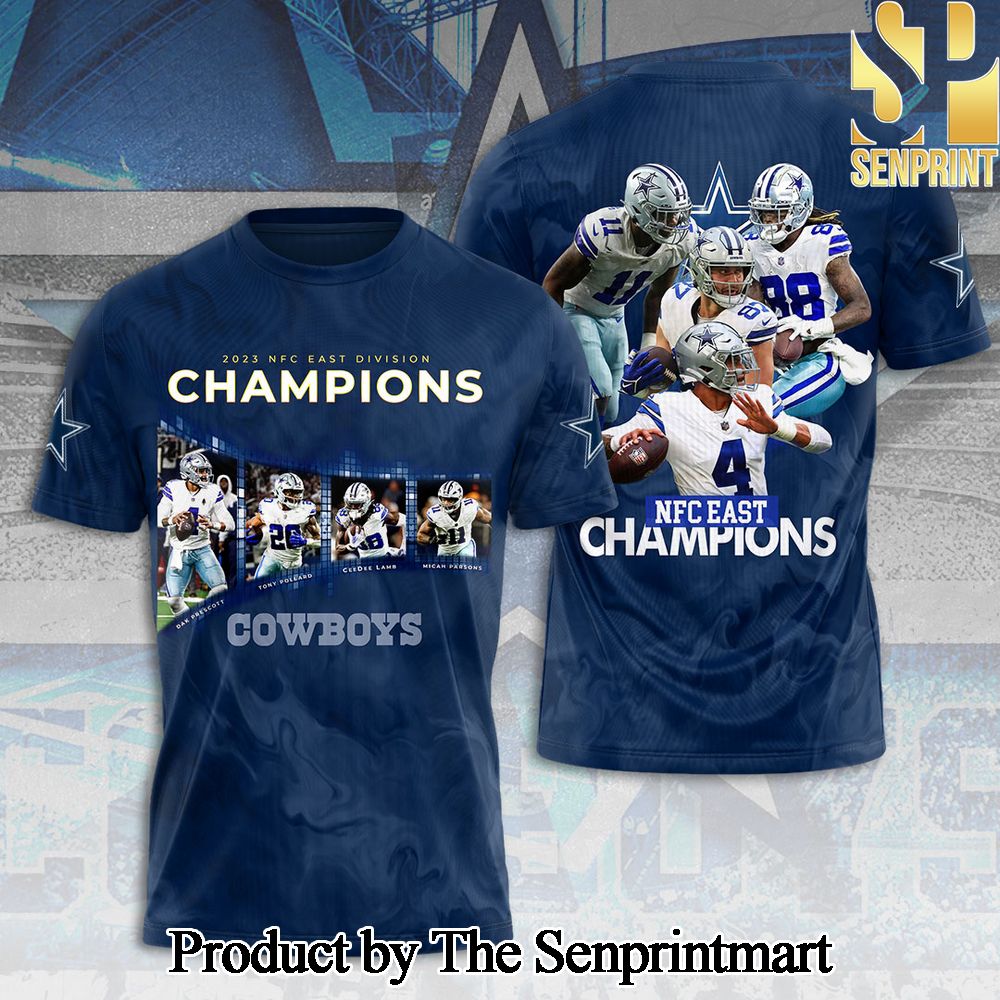 Dallas Cowboys National Football League 3D Full Printed Shirt – SEN4745