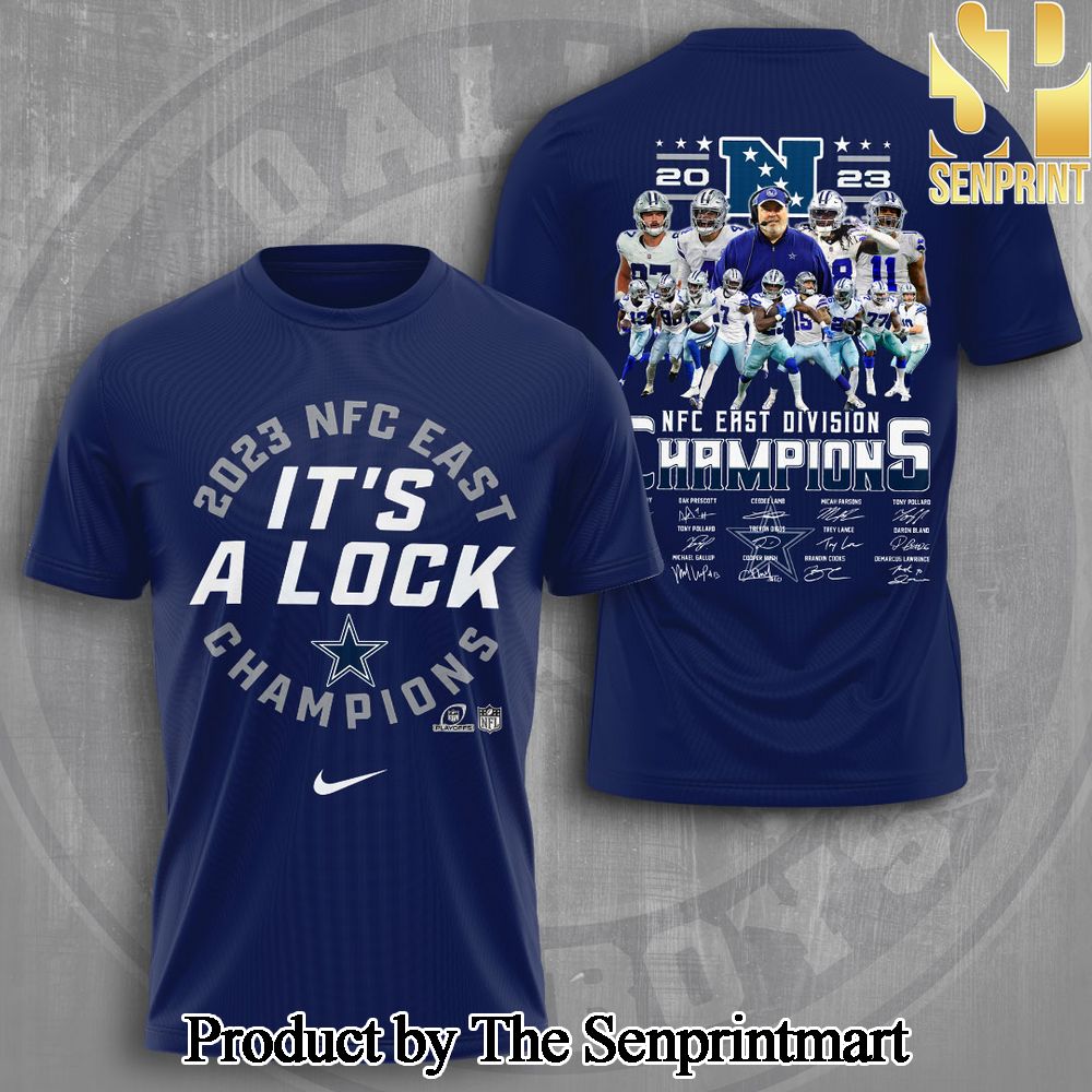 Dallas Cowboys National Football League 3D Full Printed Shirt – SEN4746