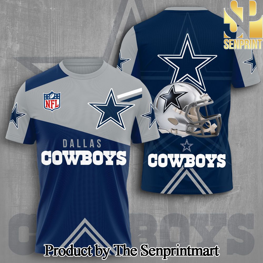 Dallas Cowboys National Football League 3D Full Printed Shirt – SEN4823