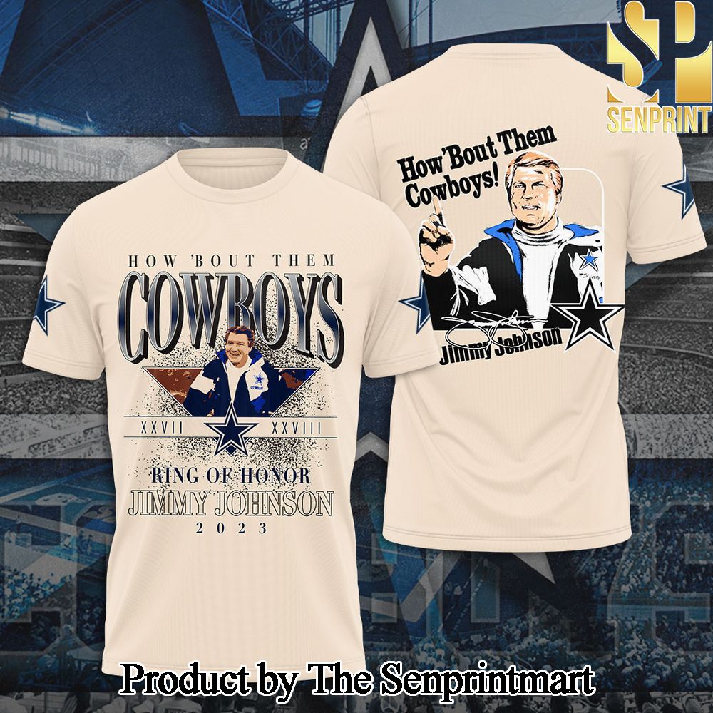 Dallas Cowboys National Football League 3D Full Printed Shirt – SEN4848