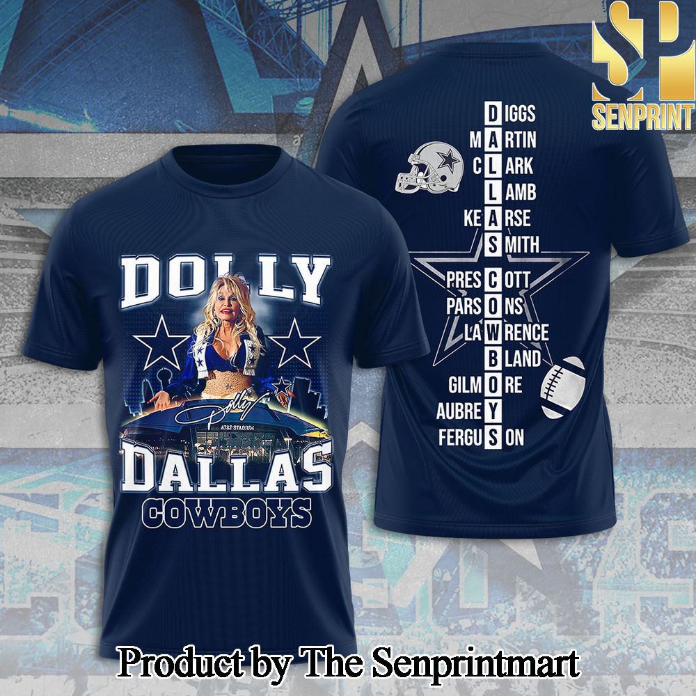 Dallas Cowboys National Football League x Dolly Parton 3D Full Printed Shirt – SEN4834