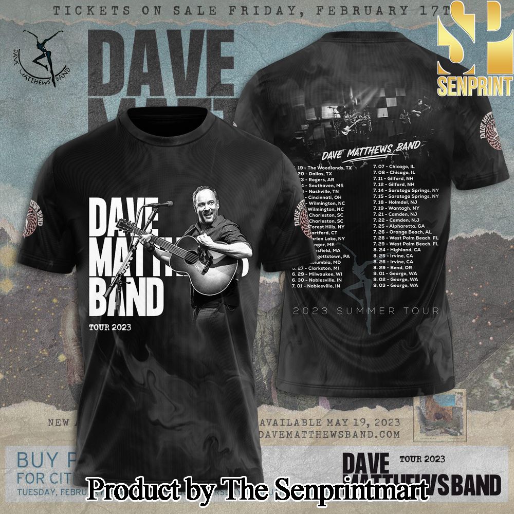 Dave Matthews 3D Full Printed Shirt – SEN5740