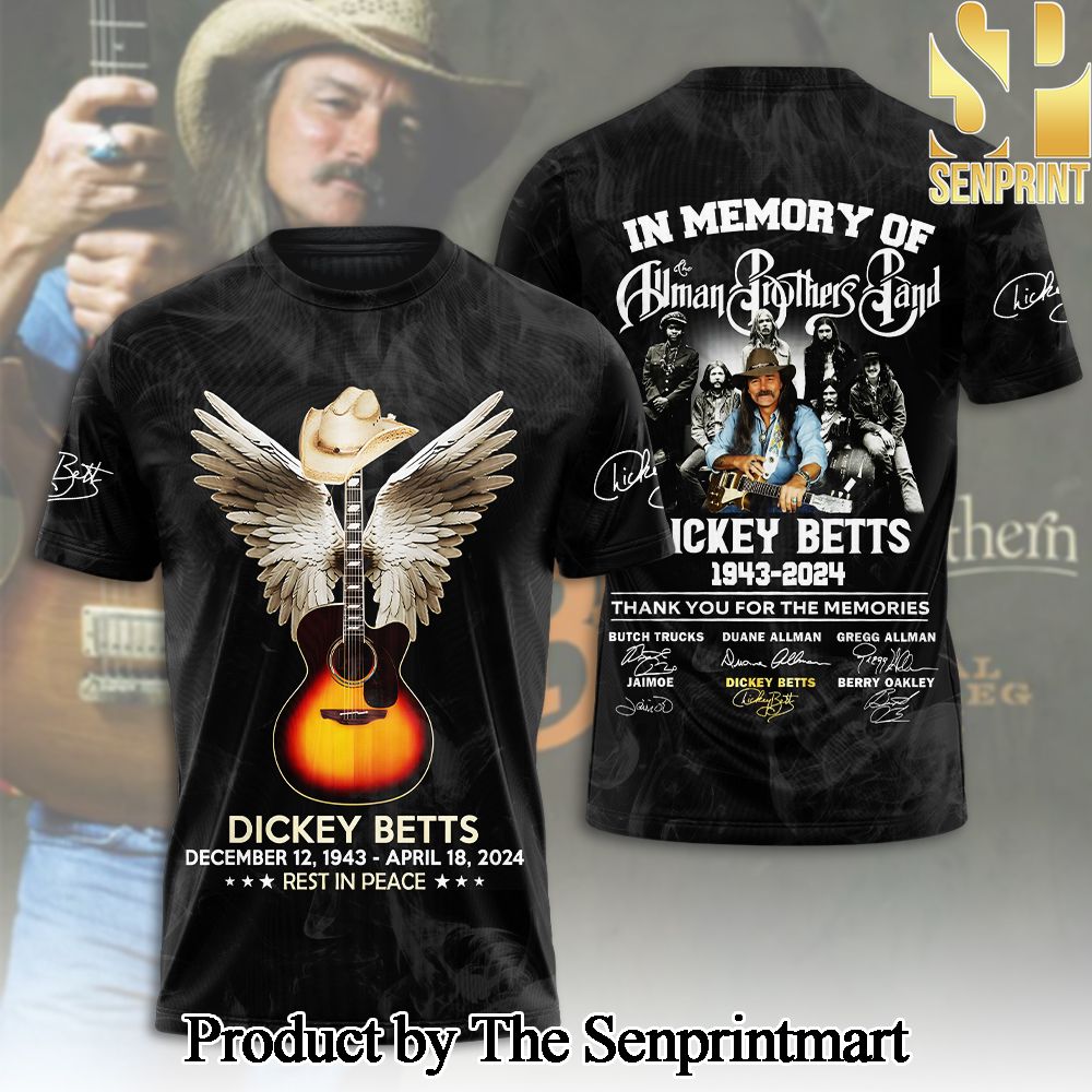 Dickey Betts 3D Full Printed Shirt – SEN3144