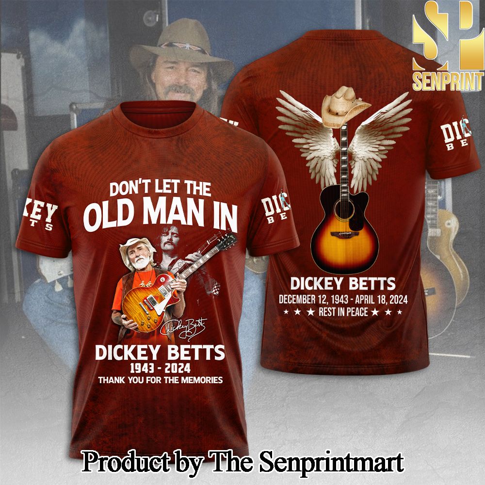 Dickey Betts 3D Full Printed Shirt – SEN3146