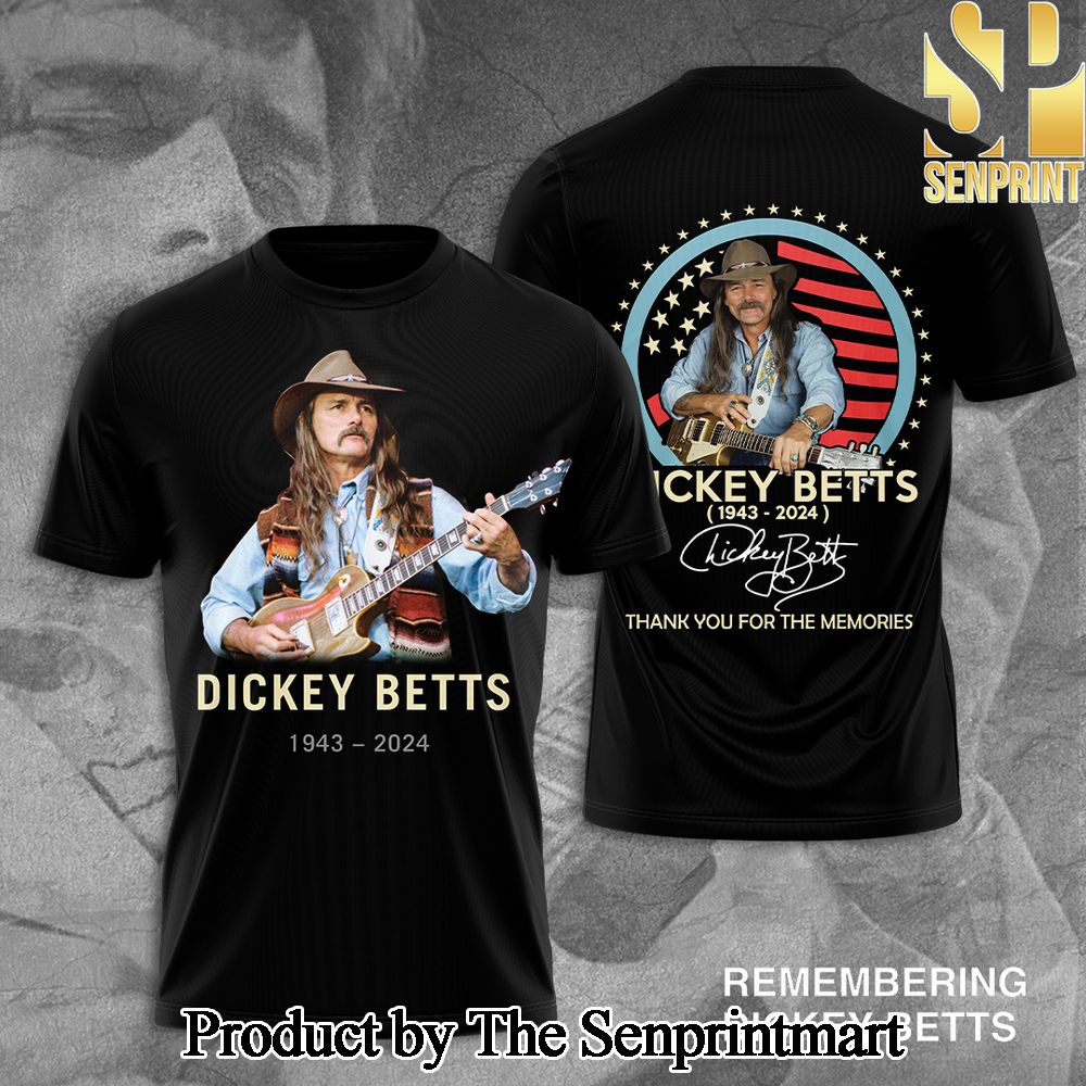 Dickey Betts 3D Full Printed Shirt – SEN3188