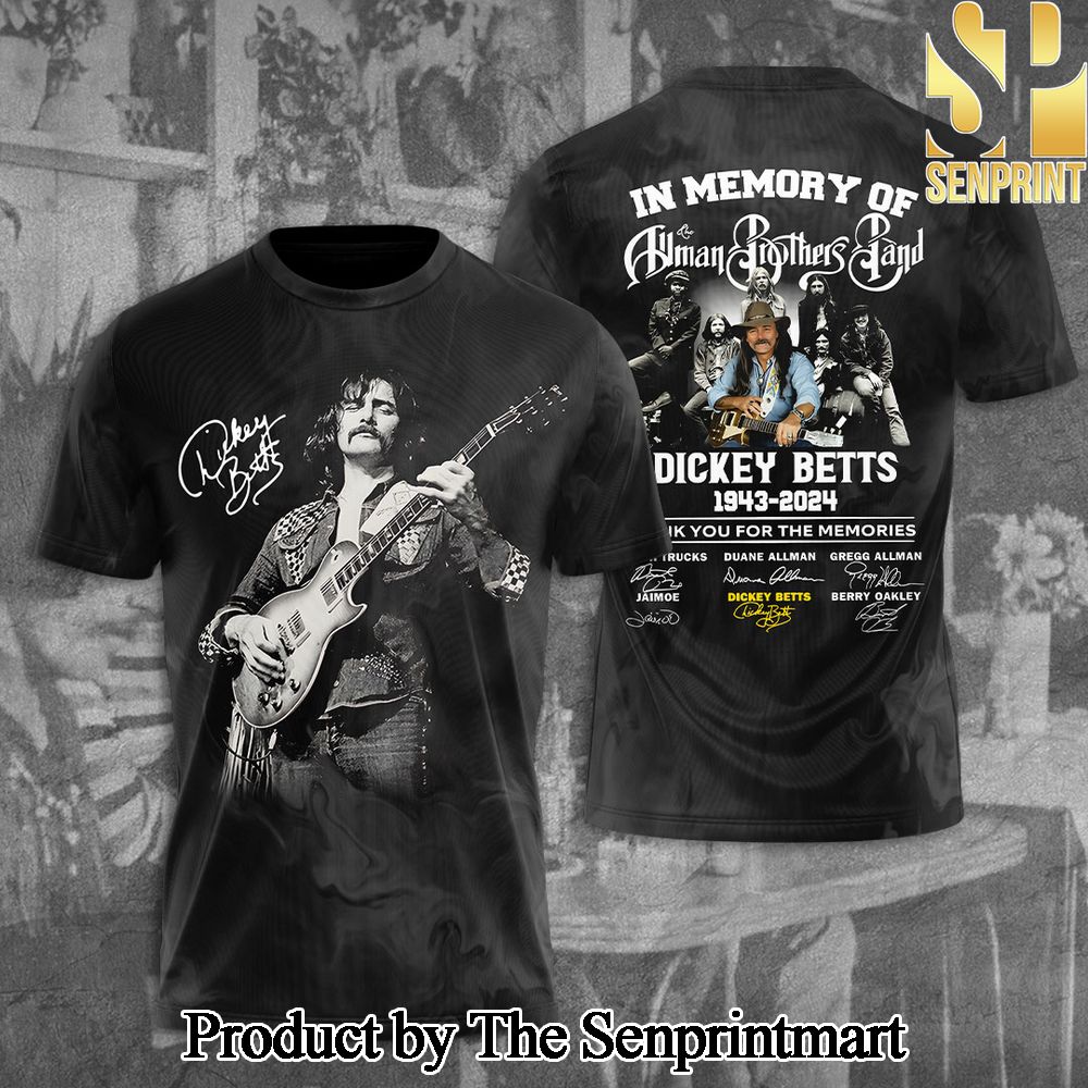 Dickey Betts 3D Full Printed Shirt – SEN3189