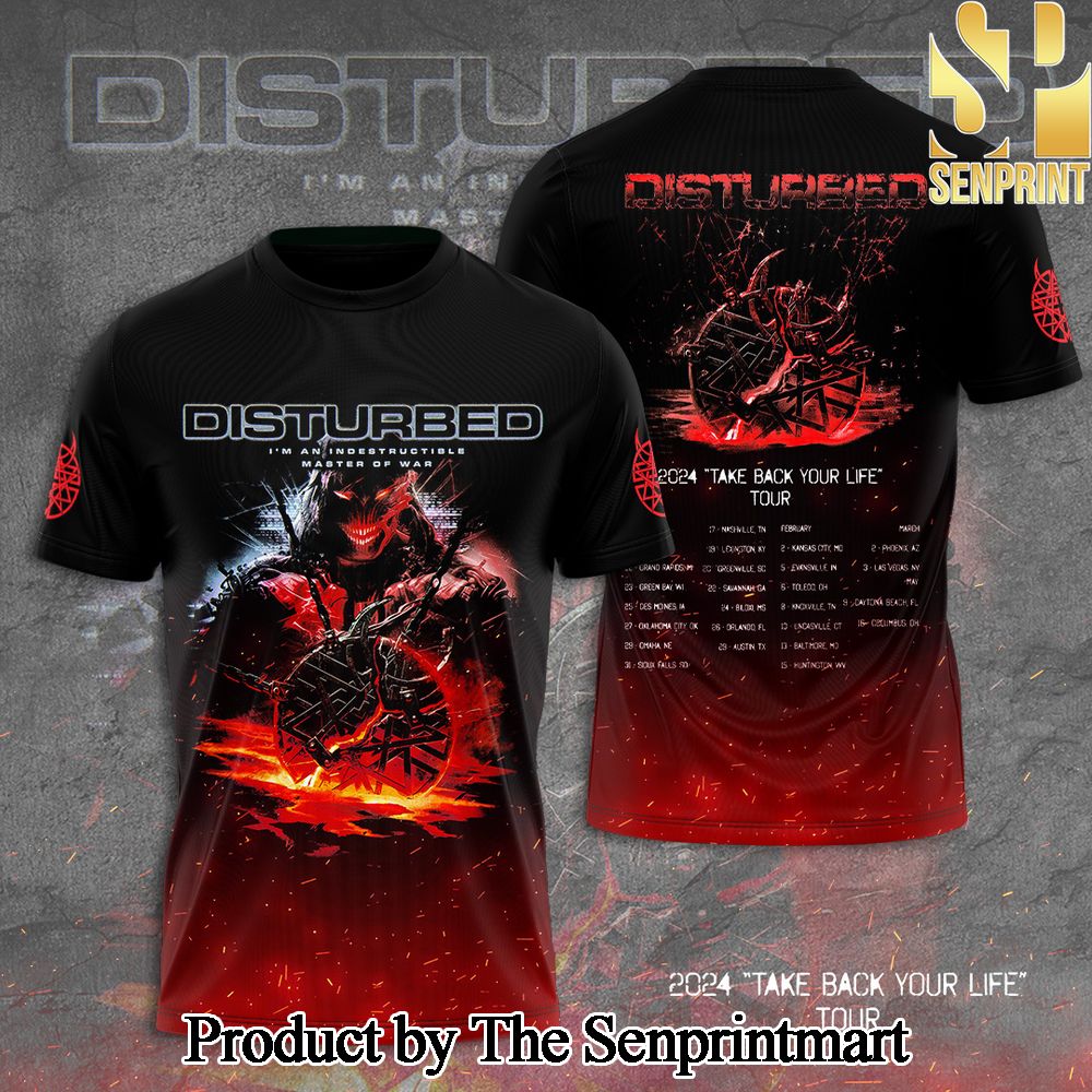 Disturbed 3D Full Printed Shirt – SEN3080