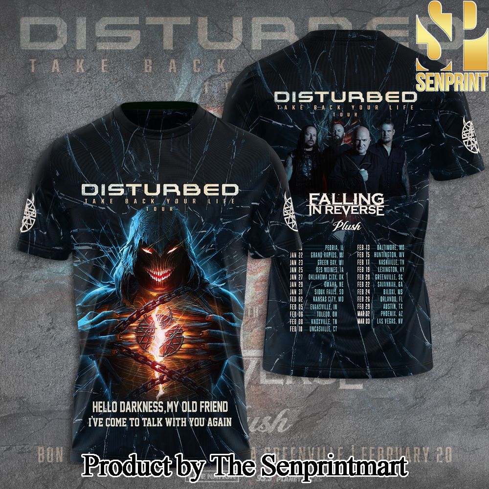 Disturbed 3D Full Printed Shirt – SEN5245