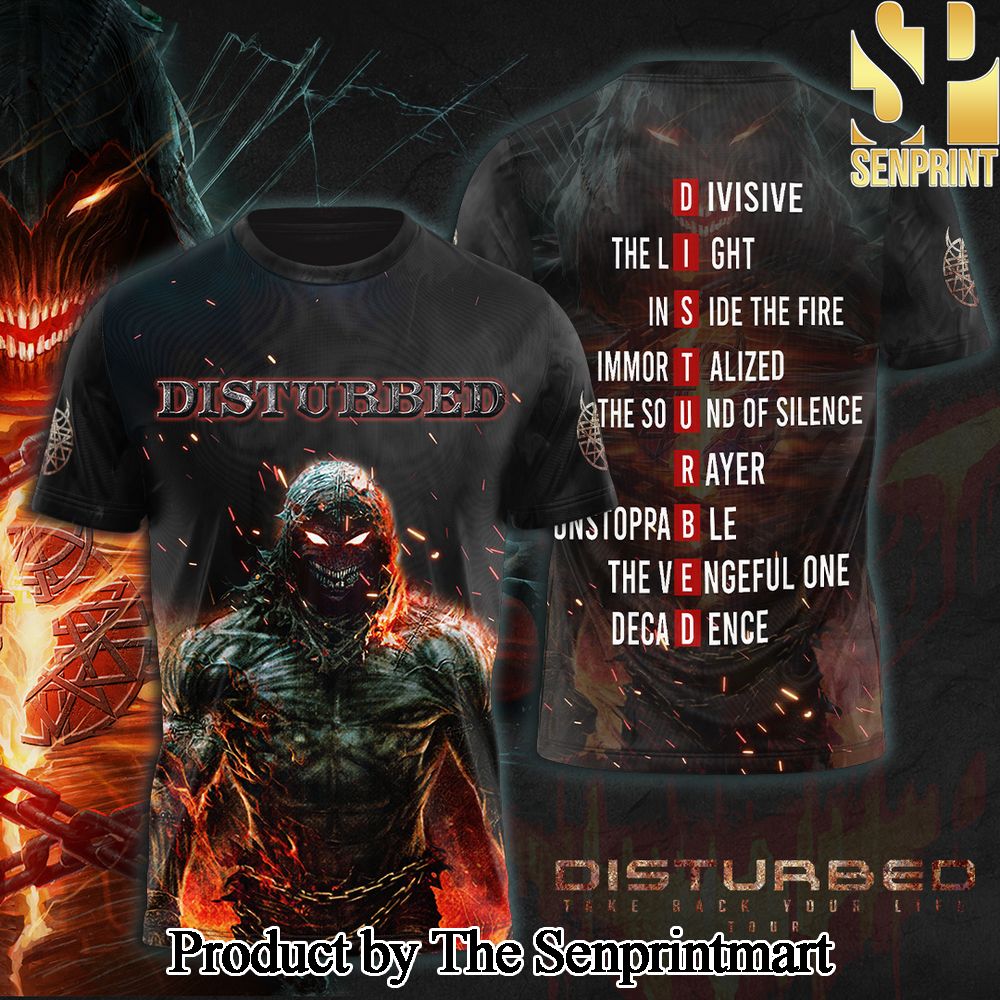 Disturbed 3D Full Printed Shirt – SEN7333