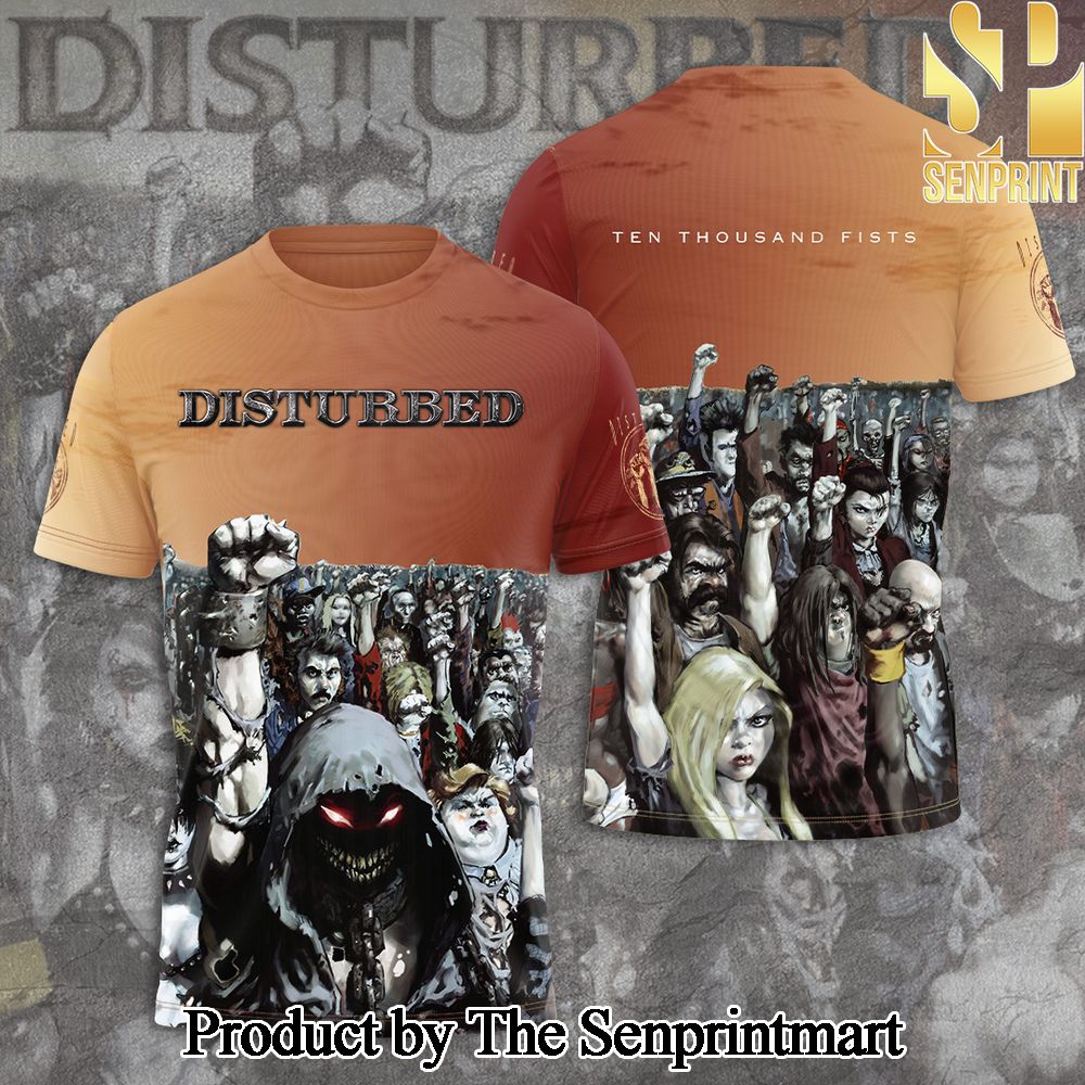 Disturbed 3D Full Printed Shirt – SEN7348