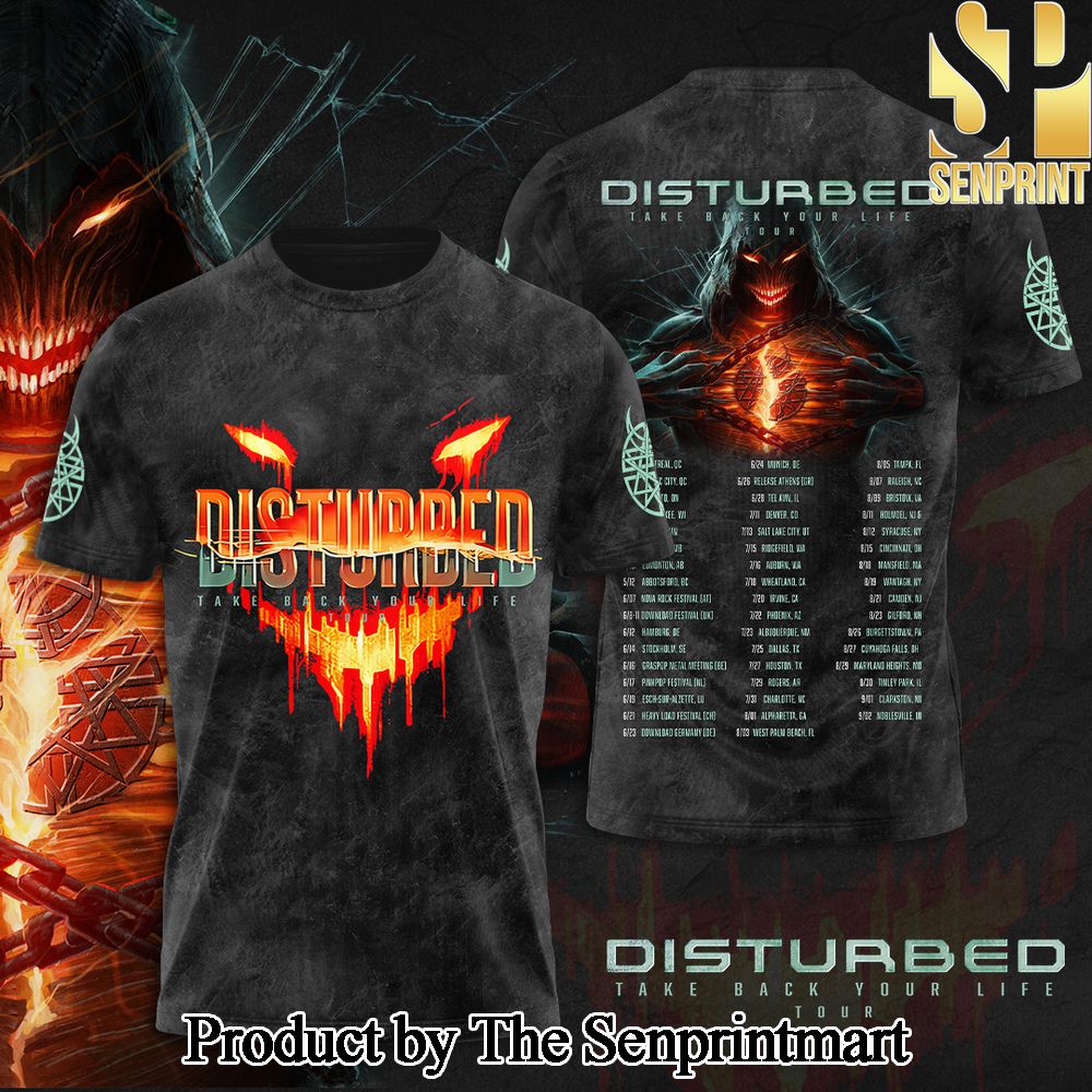 Disturbed 3D Full Printed Shirt – SEN7372