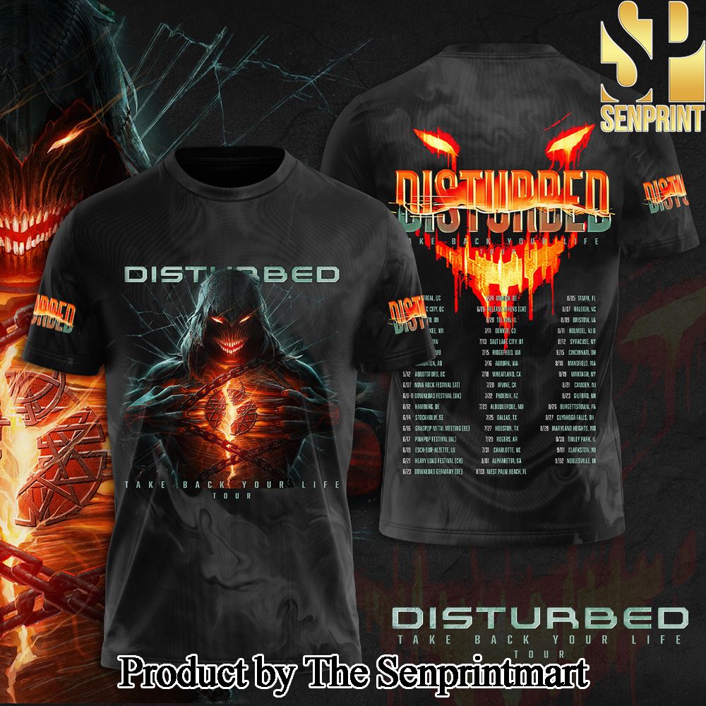 Disturbed 3D Full Printed Shirt – SEN7374