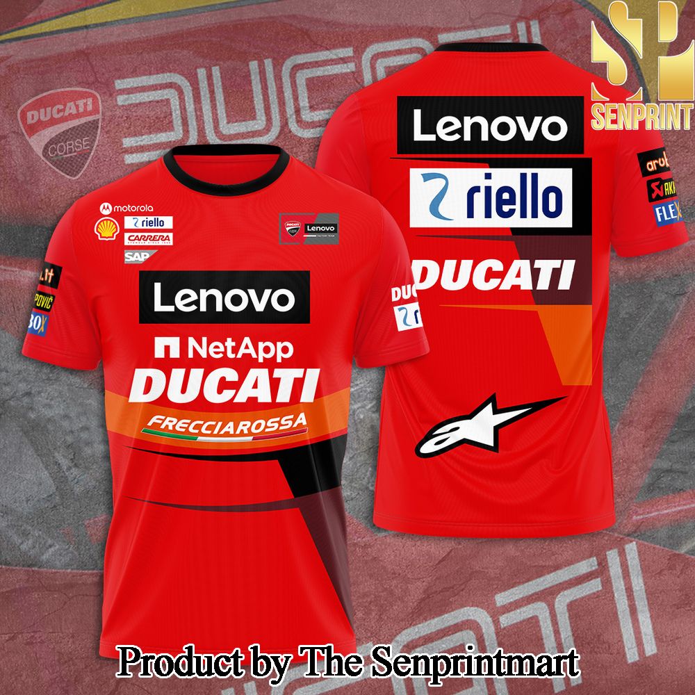 Ducati Lenovo Team 3D Full Printed Shirt – SEN5502