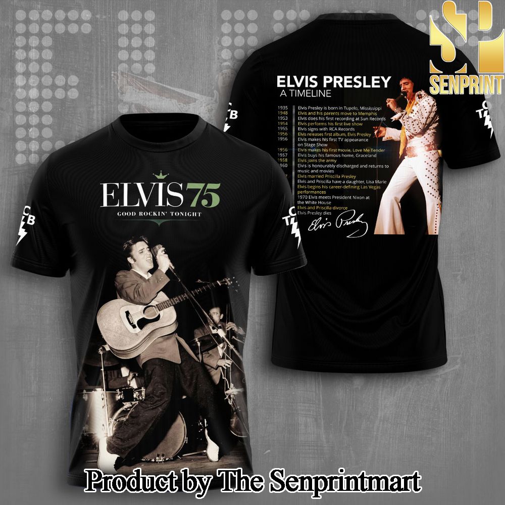 Elvis Presley 3D Full Printed Shirt – SEN2624