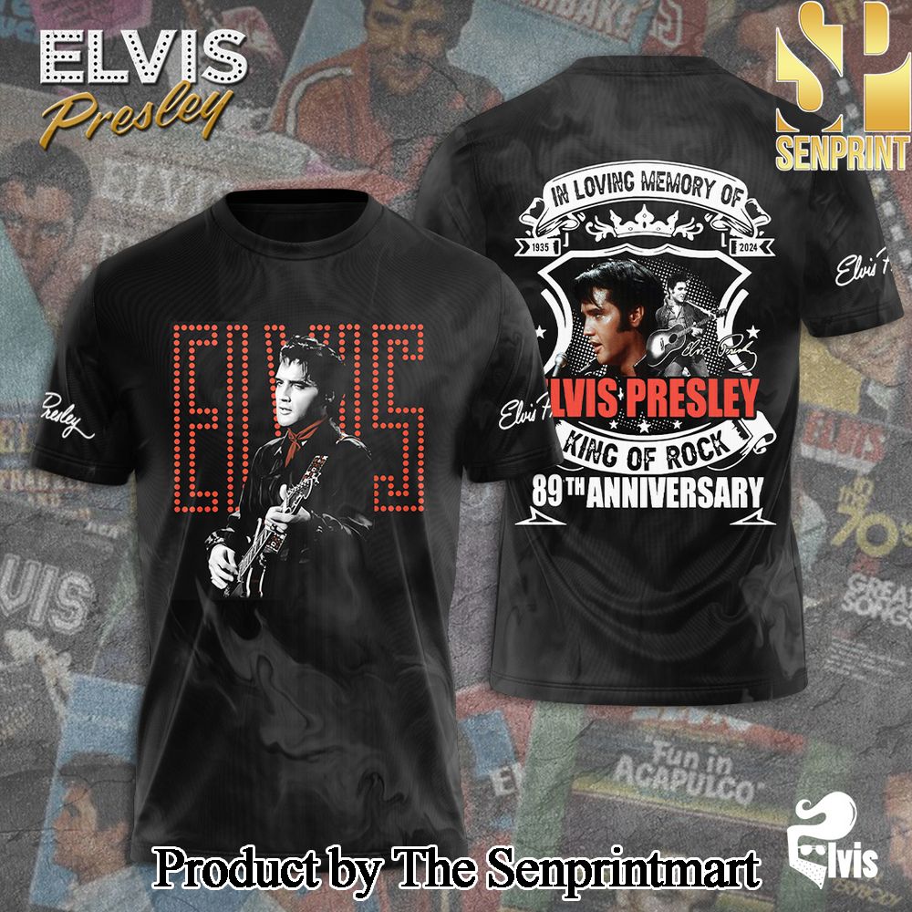 Elvis Presley 3D Full Printed Shirt – SEN5343