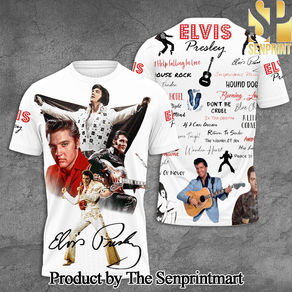 Elvis Presley 3D Full Printed Shirt – SEN5587