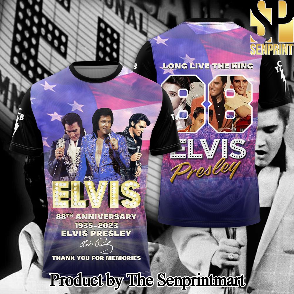 Elvis Presley 3D Full Printed Shirt – SEN5682