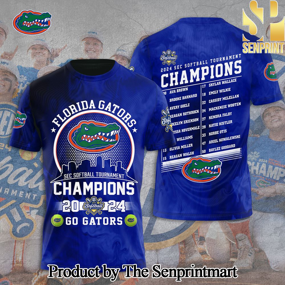 Florida Gators Women’s Softball 3D Full Printed Shirt – SEN2756