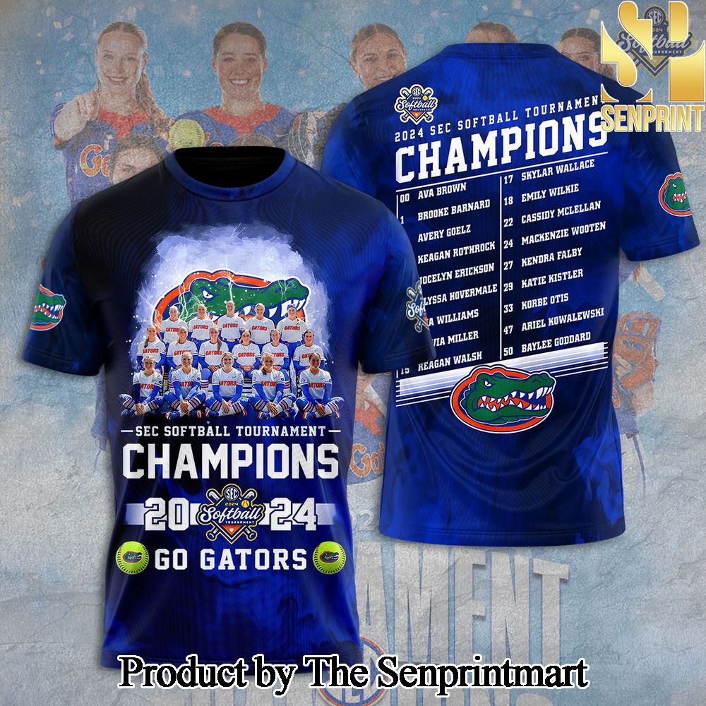 Florida Gators Women’s Softball 3D Full Printed Shirt – SEN2758