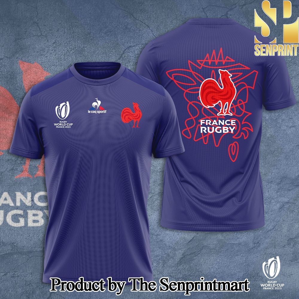 France x Rugby World Cup 3D Full Printed Shirt – SEN6677