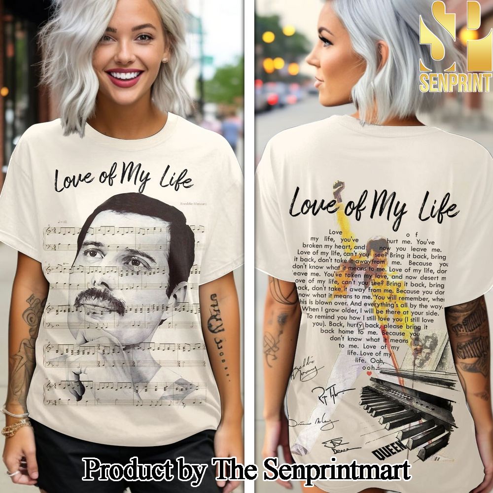Freddie Mercury 3D Full Printed Shirt – SEN5103