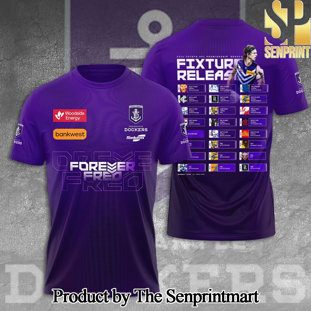 Fremantle Football Club 3D Full Printed Shirt – SEN2946