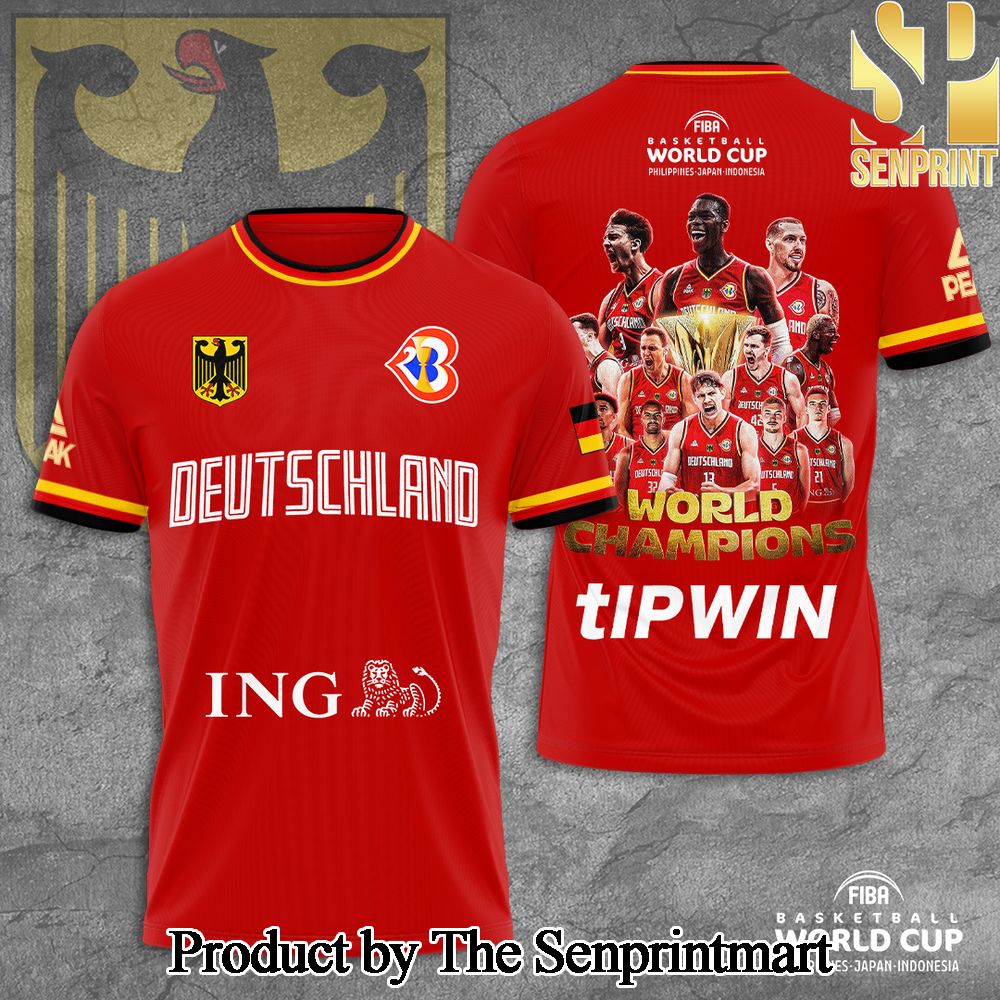 Germany Men’s National Basketball Team 3D Full Printed Shirt – SEN6969